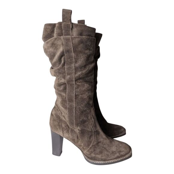 VIA SPIGA Russo Brown Suede Slouch Boot Size 9.5 - Picture 3 of 10